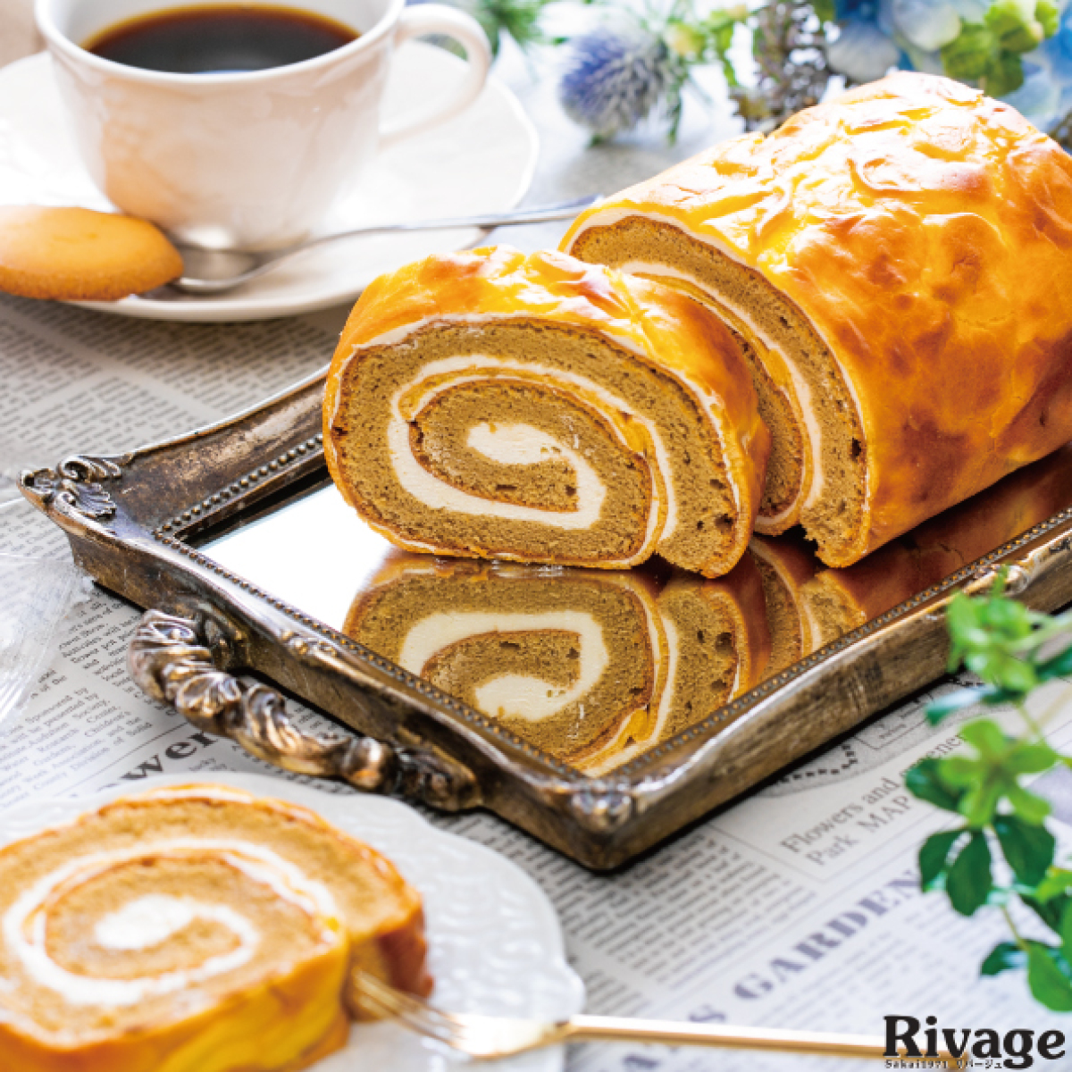 大阪 堺のケーキハウス リバージュ Rivage バームクーヘン お取り寄せ カフェ